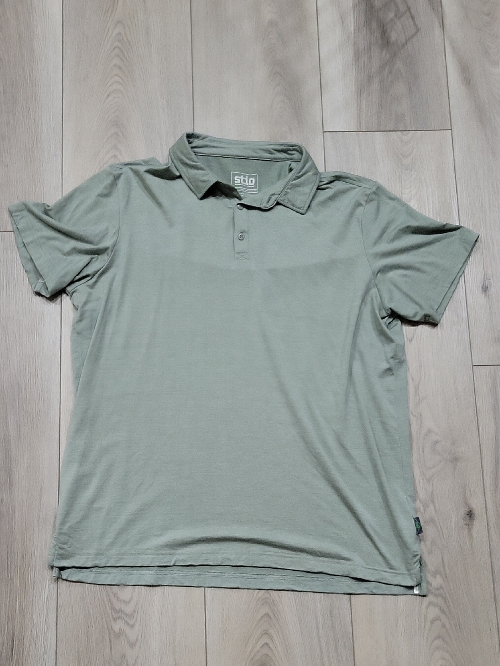 Stio Polo Shirt in Sage Green